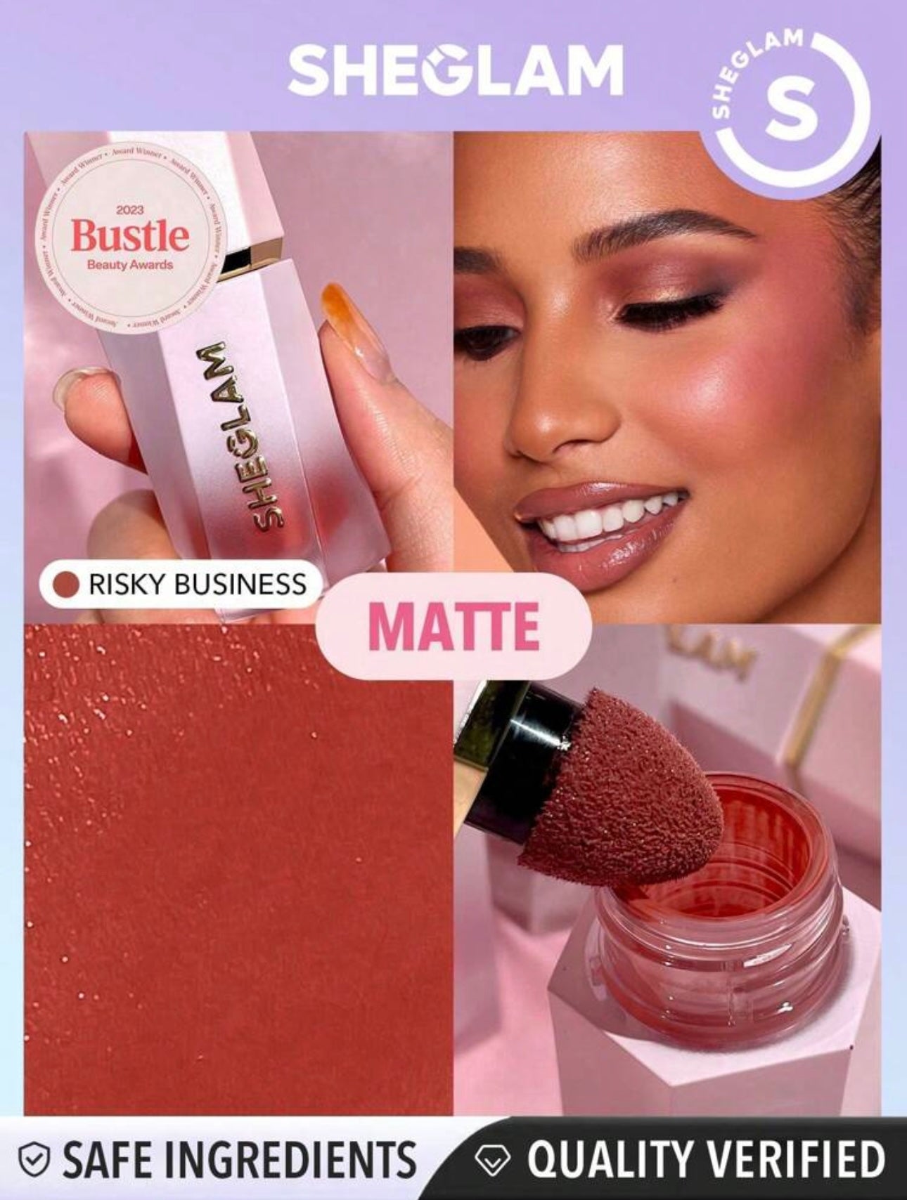 SHEGLAM Color Bloom Liquid Blush Matte Finish
