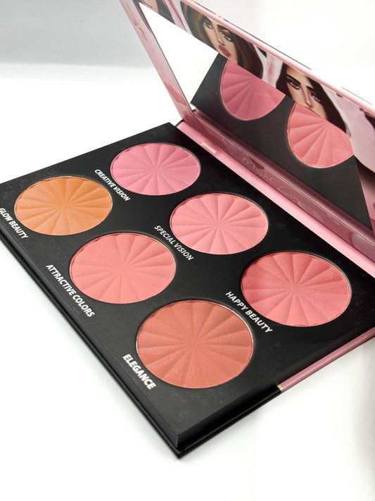 Might cinema blusher palette 6 colors