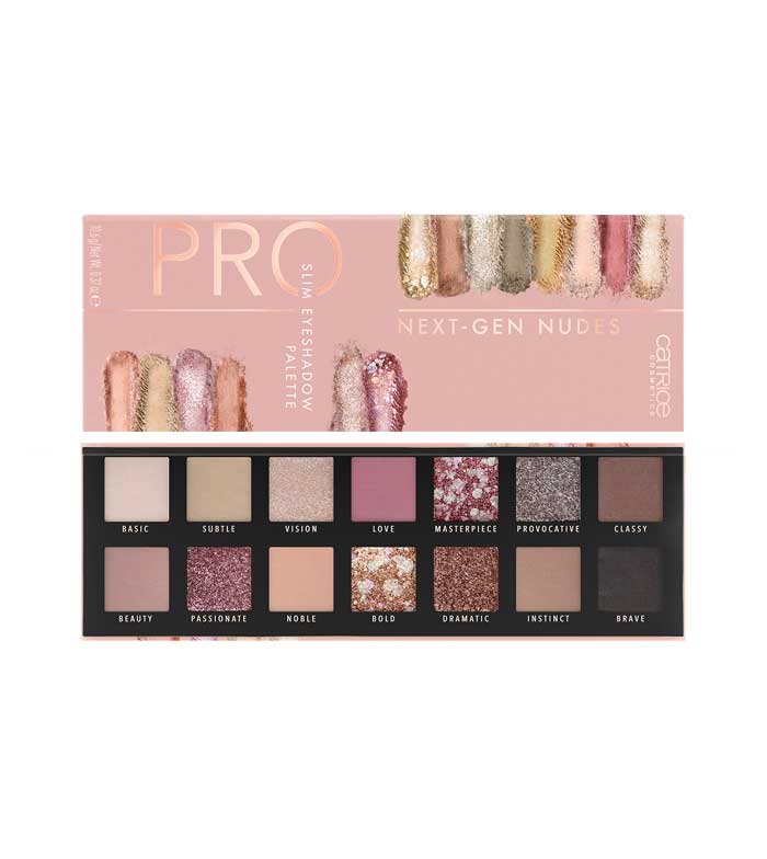 Catrice Pro Next-Gen Nudes Slim Eyeshadow Palette 10.6g 10 Courage Is Beauty