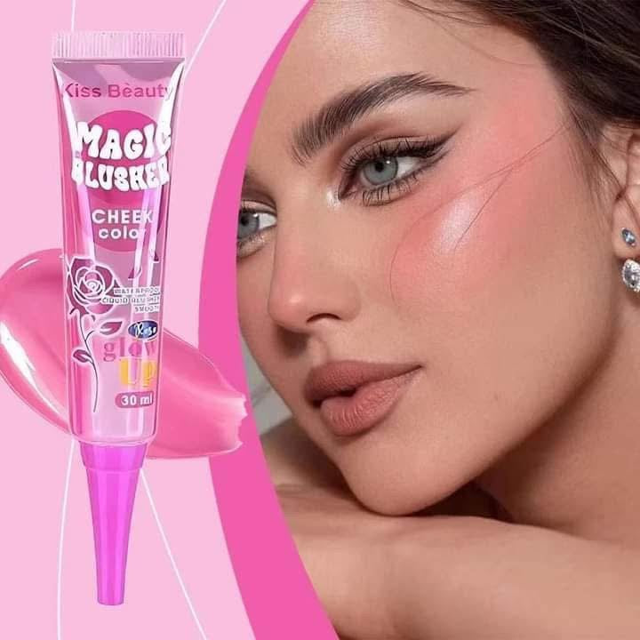 Kiss Beauty Magic Blusher Color Changing Liquid Blush On Waterproof Long Lasting 30ml