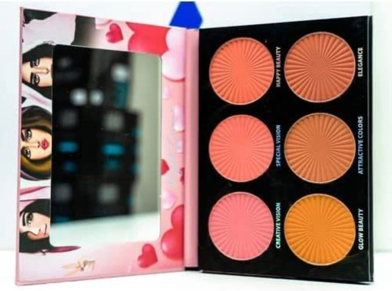 Might cinema blusher palette 6 colors