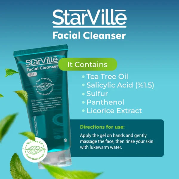 Starville Acne Prone Skin Facial Cleanser 200 ml