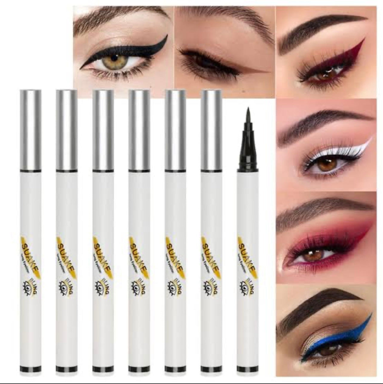 Liquid Waterproof Eyeliner set Long Lasting