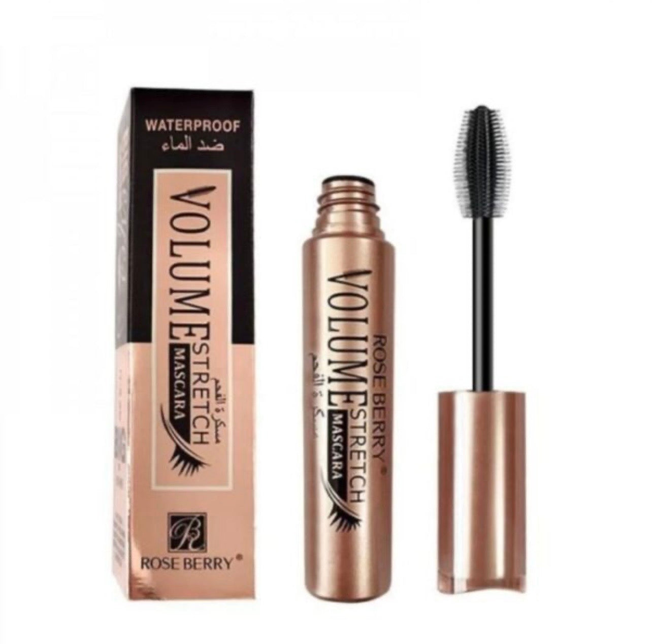 Volume Stretch Waterproof Mascara 10 ml Rose berry