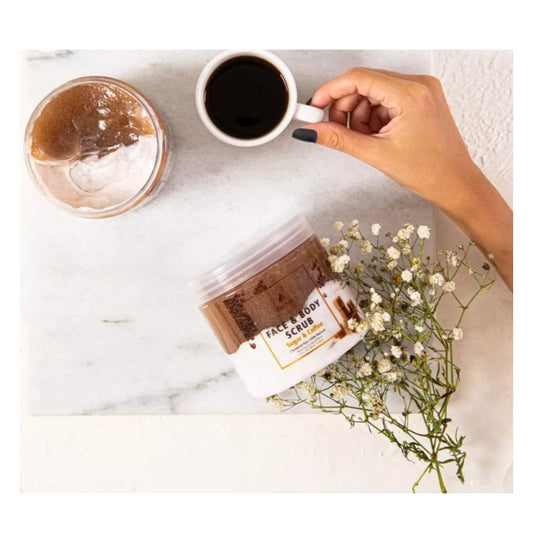 Bio soft Face and Body Scrub with coffee & Sugar