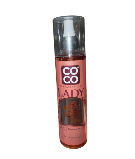COCO Fine Fragrance Body Mist Lady Your feminine Touch