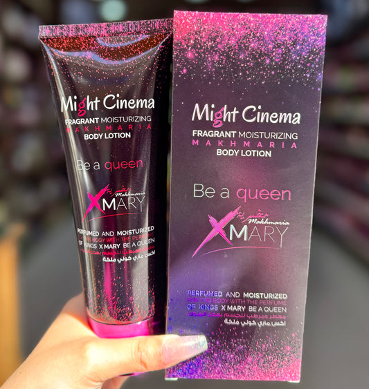 MIGHT CINEMA FRAGRANT MOISTURIZING BODY LOTION-MAKHMARIA Be A Queen X mary-250 ML