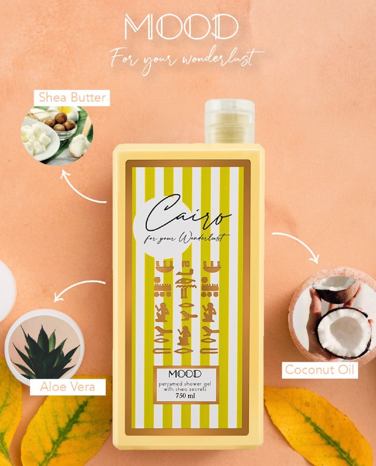 Mood Scented Shower Gel Cairo 750Ml