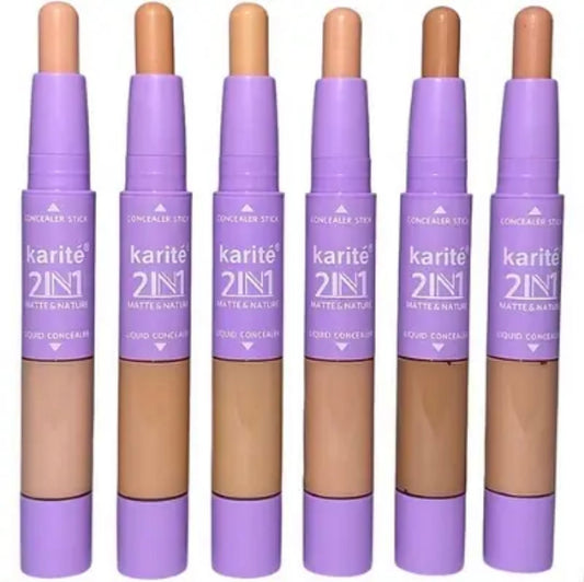 Karite 2 in 1 matte & Nature Liquid Concealer