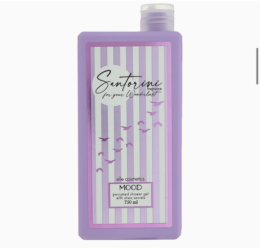 Mood Scented Shower Gel Santorini 750Ml