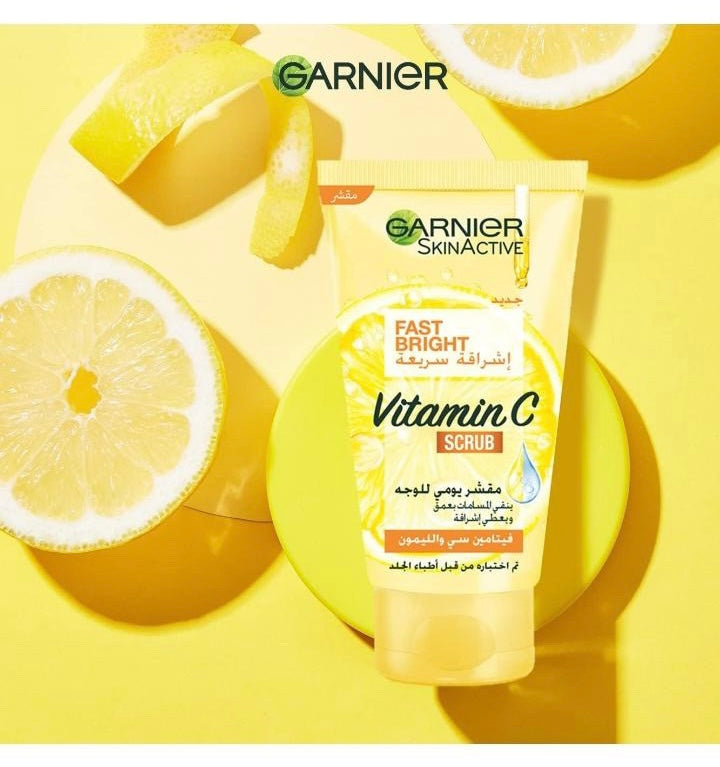 Garnier vitamin c scrub