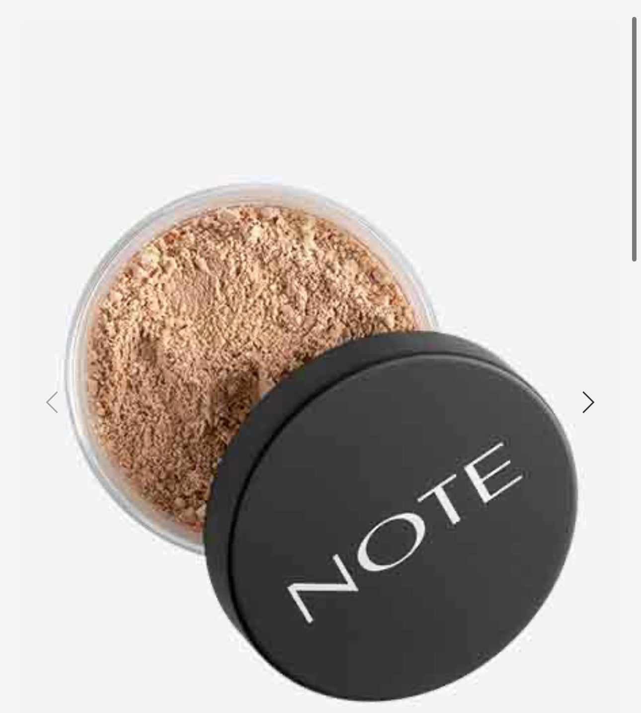 Note cosmetic _ loose powder