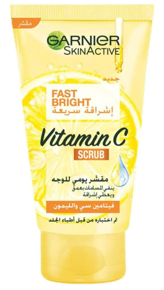 Garnier vitamin c scrub