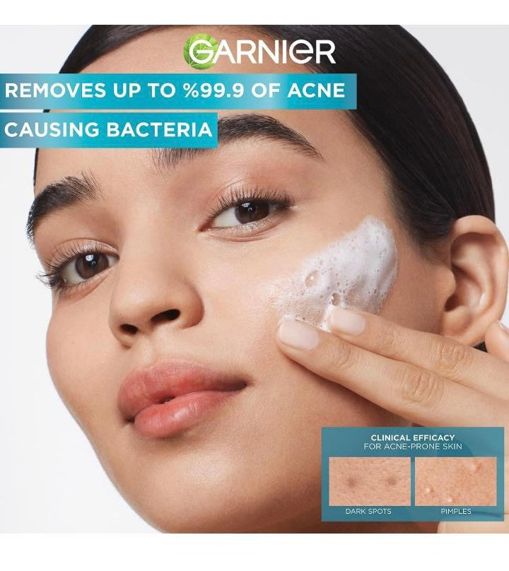 Garnier Fast Clear Facewash For Acne Prone Skin 150ml