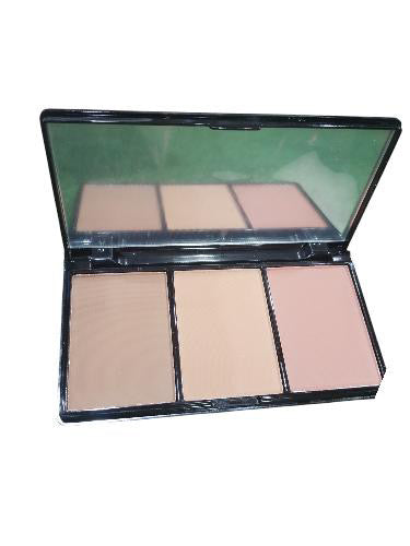 Contour for face makeup Menow Contour powder 3 colors Contour Palette