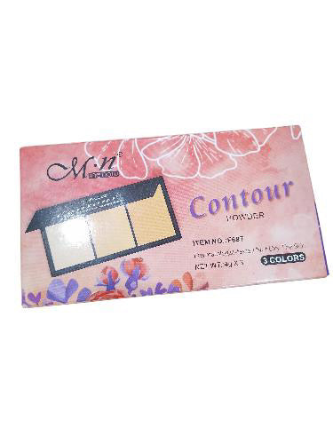 Contour for face makeup Menow Contour powder 3 colors Contour Palette