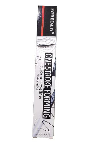 Ever beauty one stroke forming color-ink eyeliner waterproof double headed