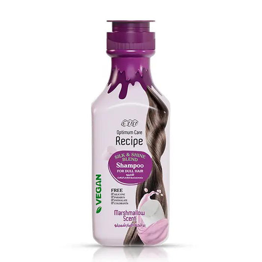 Eva Optimum Care Recipe Silk & Shine Blend Shampoo Marshmallow Scent 350 Ml