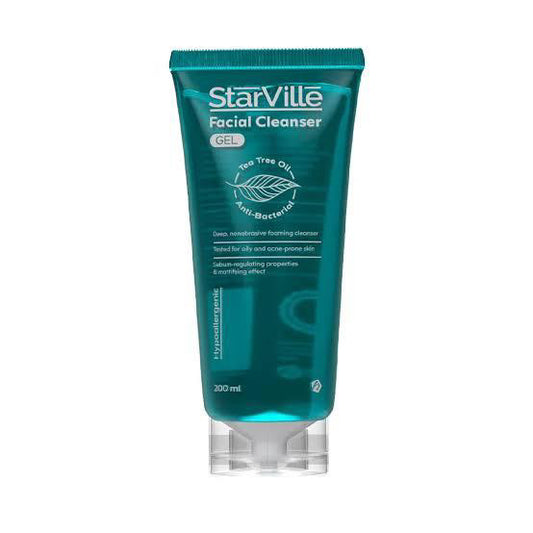 Starville Facial Cleanser Gel Tea Tree Oil Anti-Bacterial