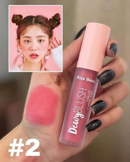 Kiss Beauty dewy blush liquid cheek tint