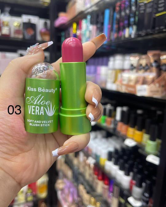 Kiss Beauty – Rubor stick aloe vera soft and velvet