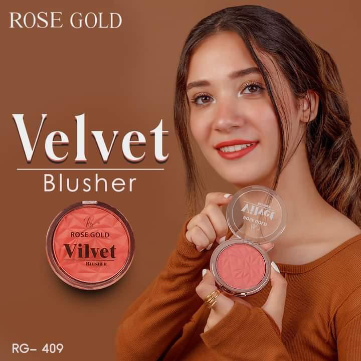 Rose Gold velvet blusher