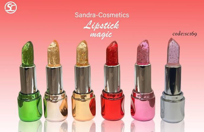 Sandra color changing lipstick with Aloe Vera long lasting nutritious moisturizer non-sticky