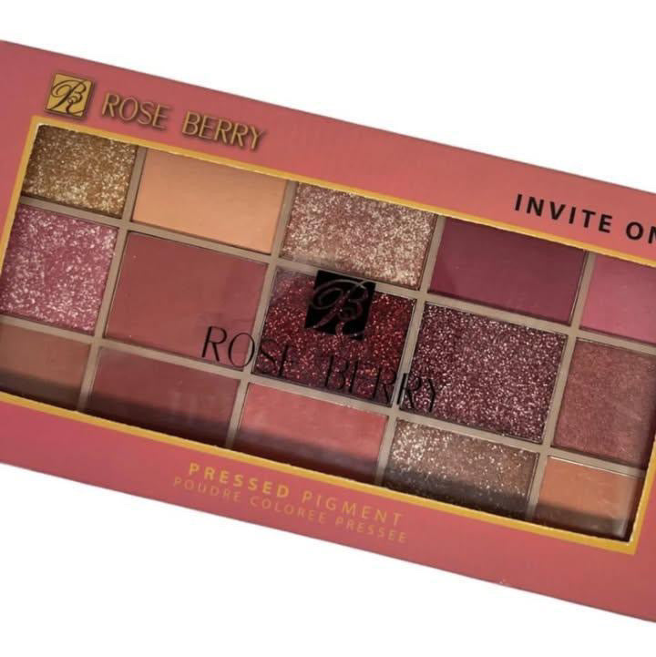 Rose Berry invite only 15 colors eyeshadow