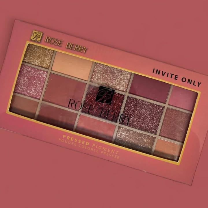 Rose Berry invite only 15 colors eyeshadow