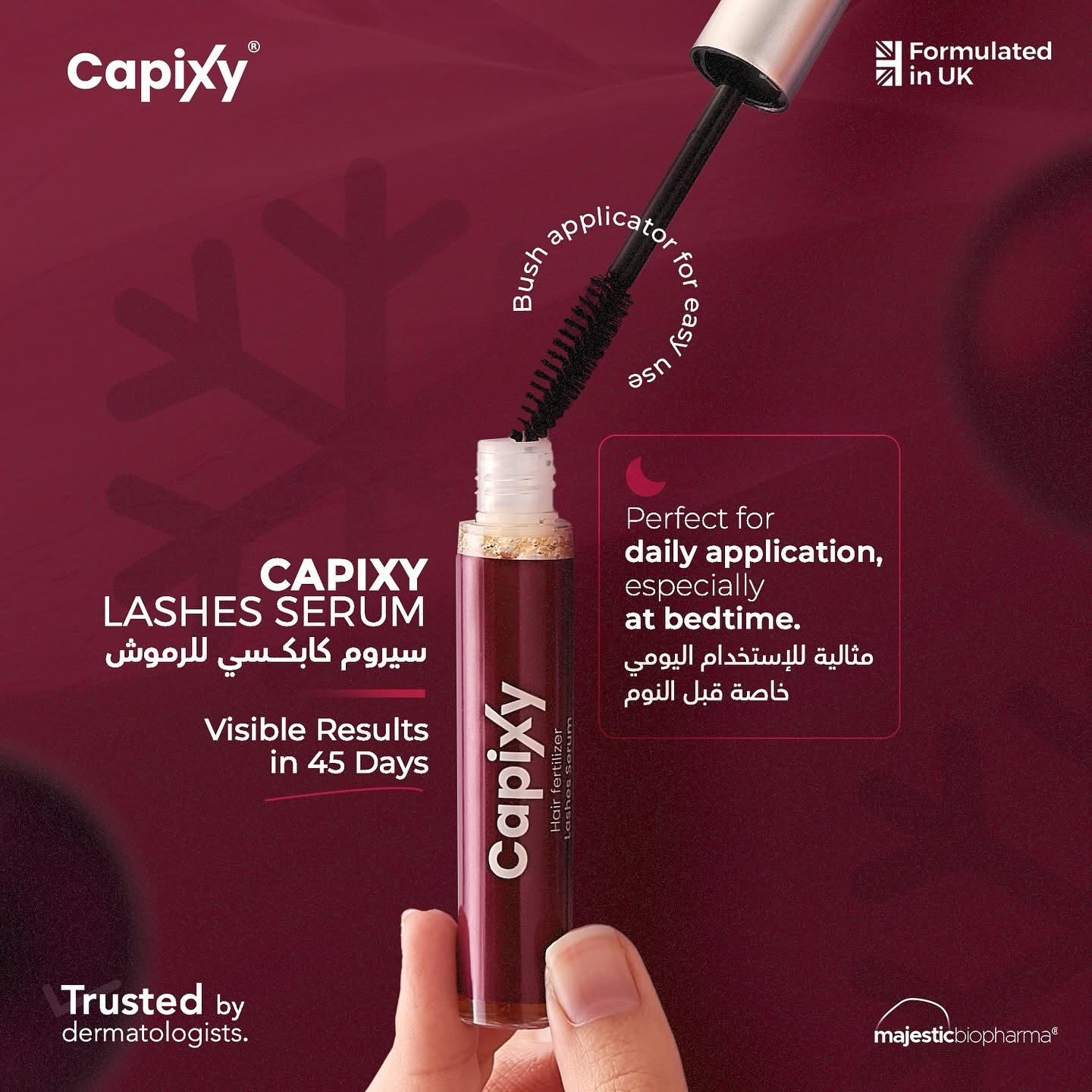 Capixy lashes treatment serum