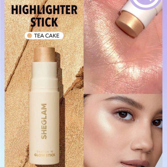 SHEGLAM Cream Highlighter Stick Long Lasting Brightening Non-Caking Highlighter Makeup