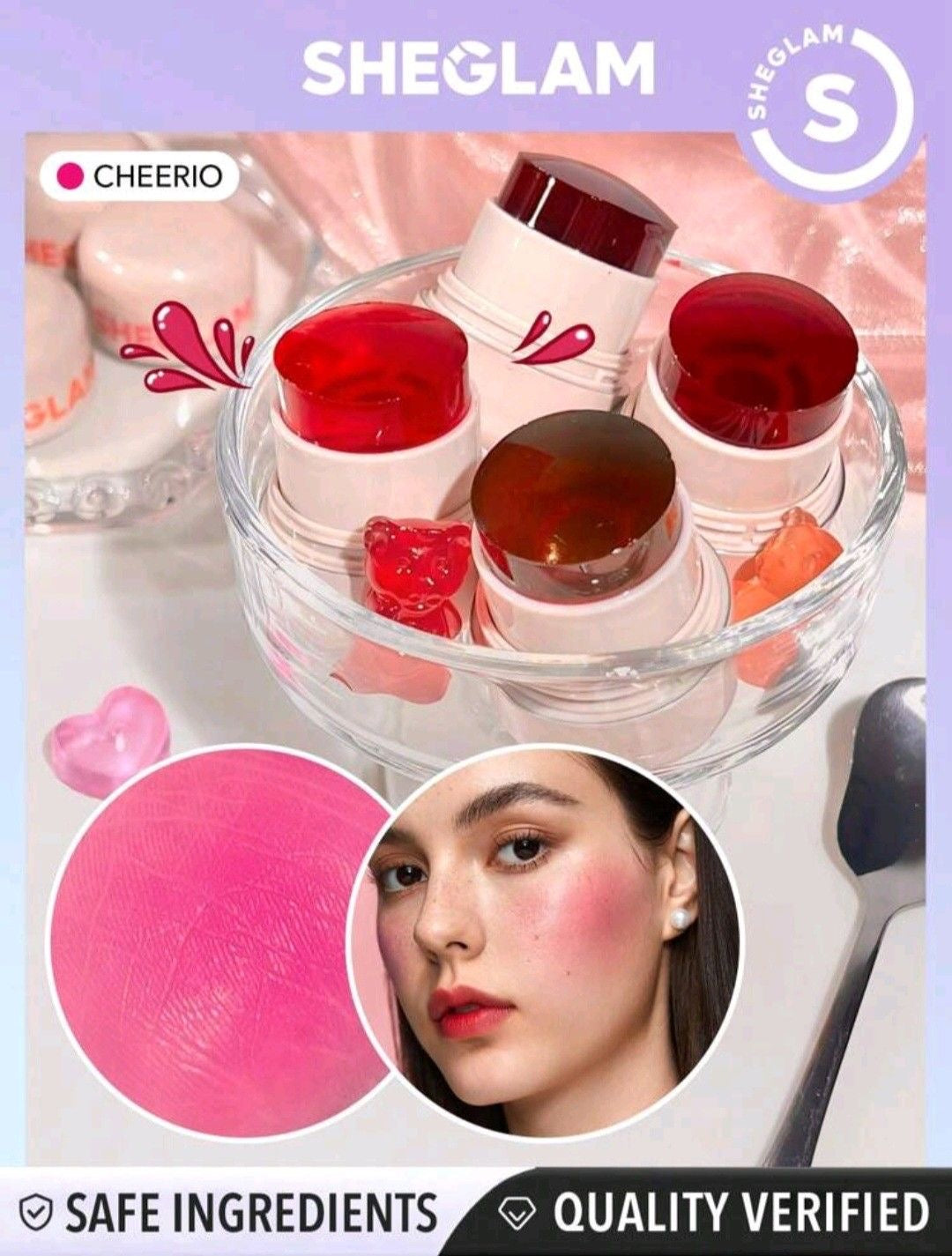 SHEGLAM _blush jelly licious hydrating lip tint