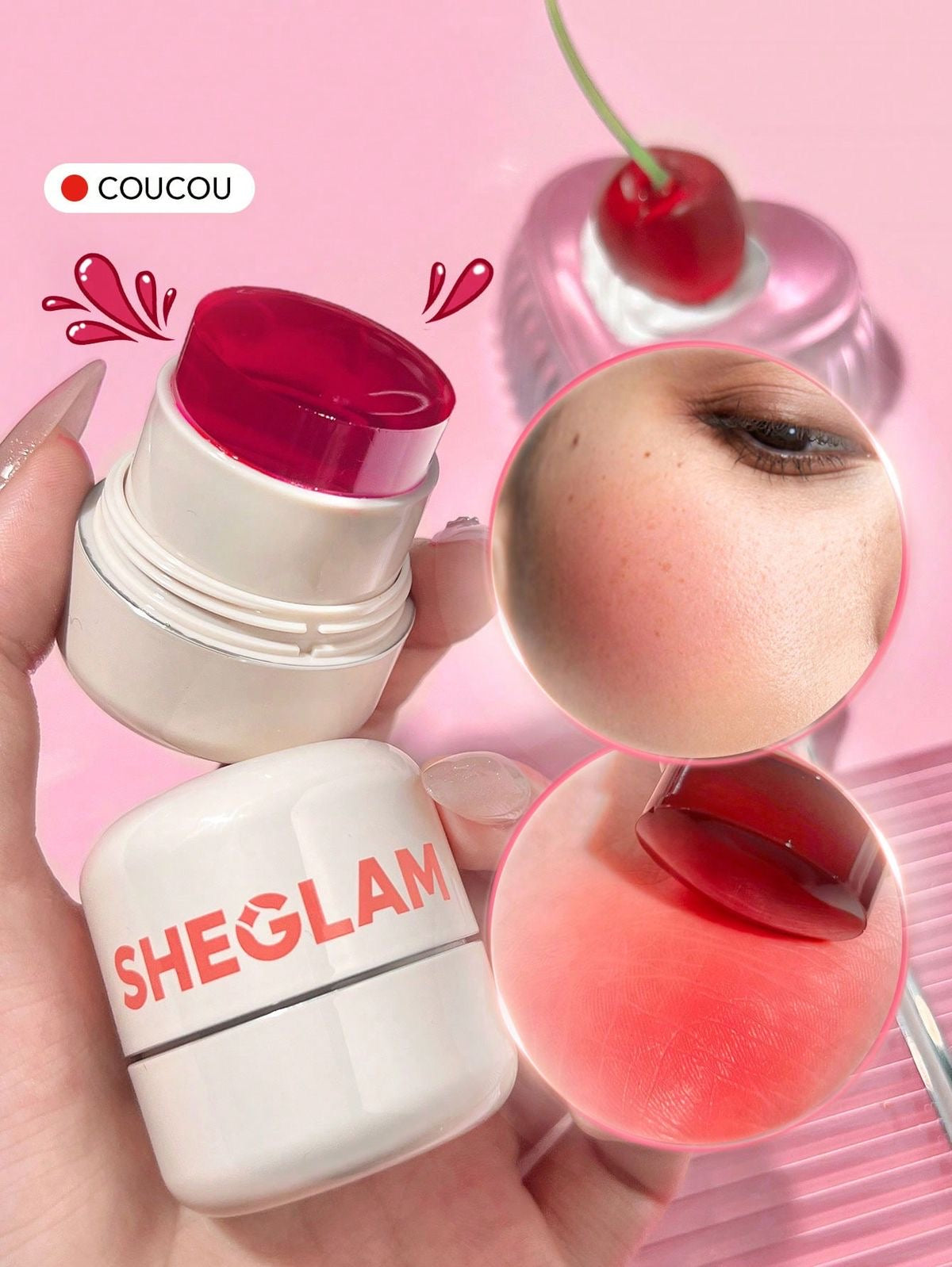 SHEGLAM _blush jelly licious hydrating lip tint