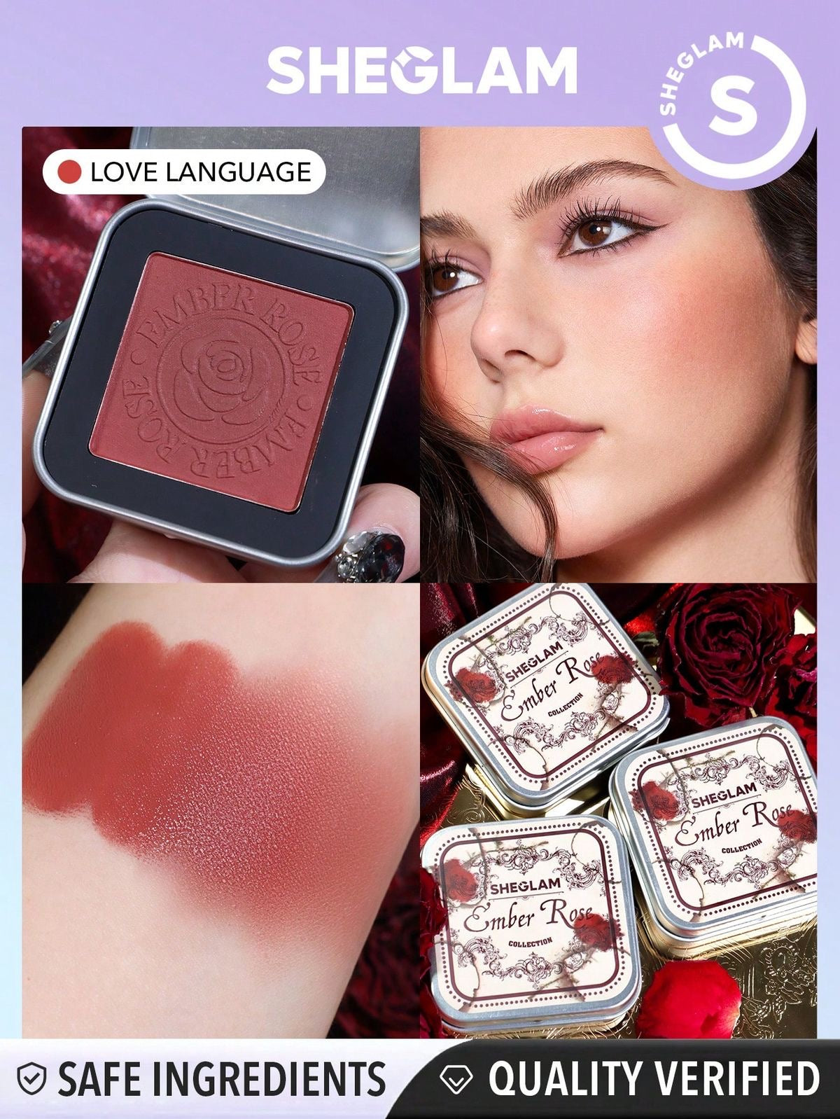 SHEGLAM _ Ember  rose eternal flame cream blush