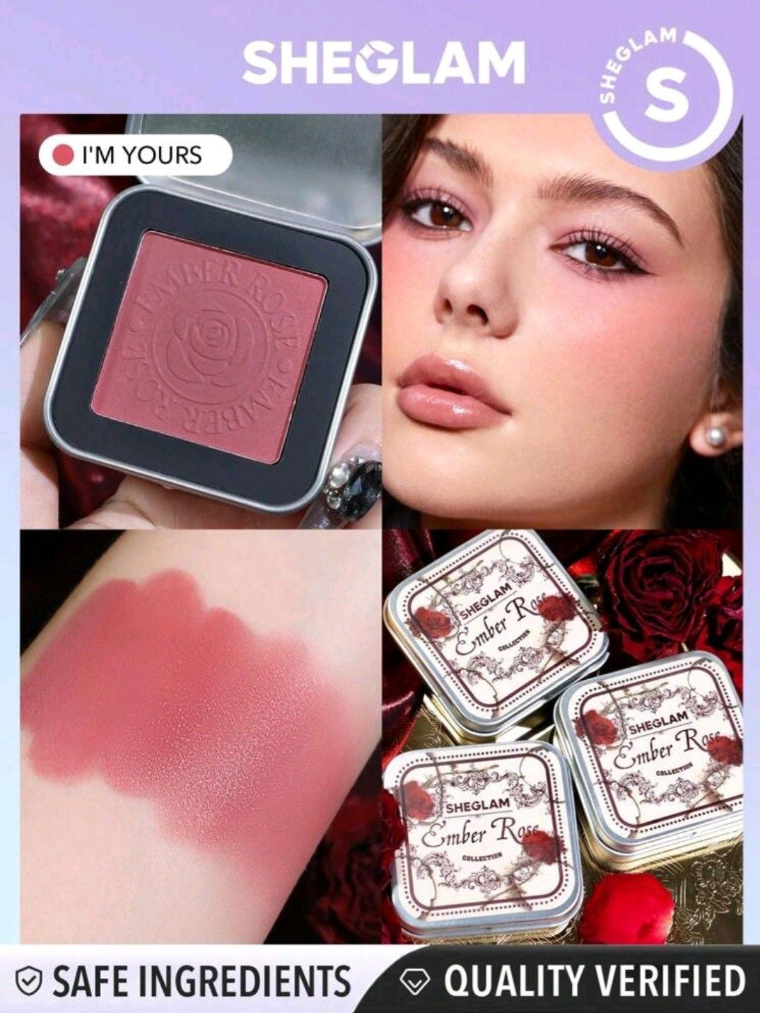 SHEGLAM _ Ember  rose eternal flame cream blush