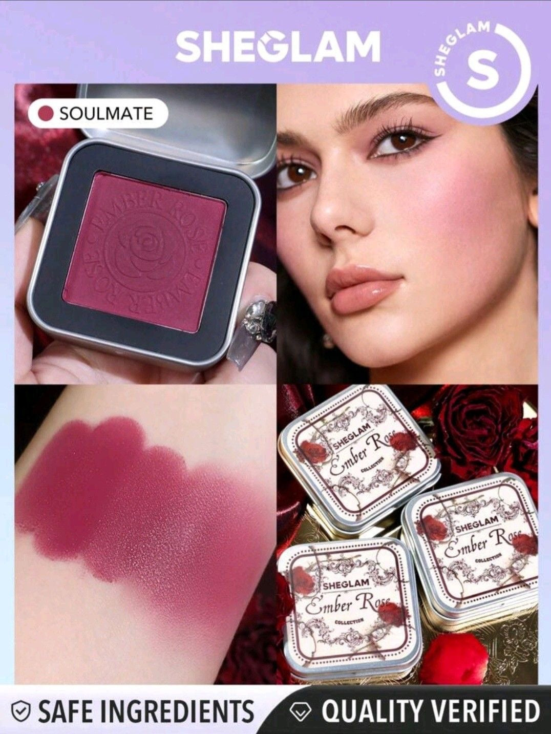 SHEGLAM _ Ember  rose eternal flame cream blush