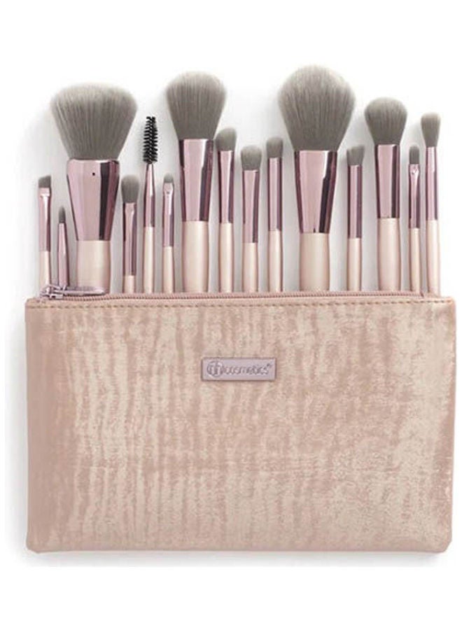 Makeup Brush with Pouch Case - 32 Pieces