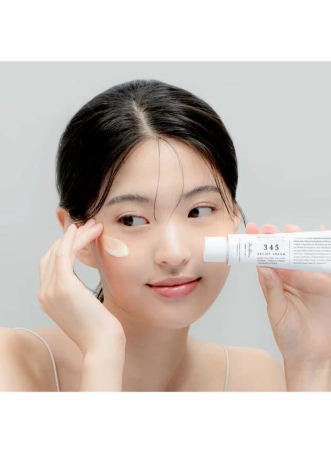 Dr.Althea 345 Relief Cream, Daily Face Moisturizer, Blemish Relief Care, Soothing Recovery & Moisture with Niacinamide, Panthenol, Korean Vegan Skincare for All Skin Types 50ml.